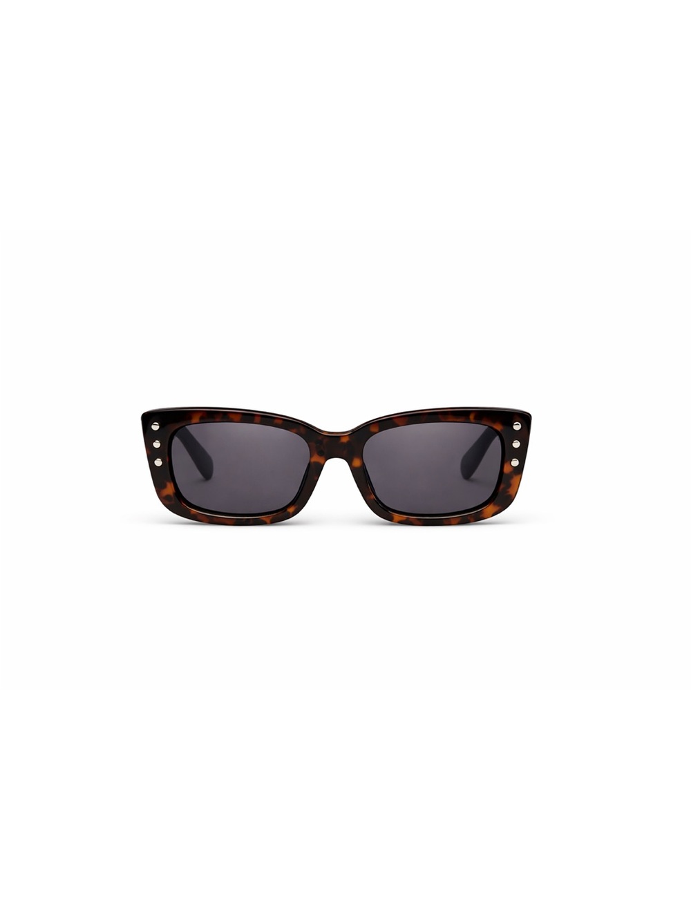 Celine Women’s Dark Tortoiseshell Sunglasses with Stud Accent - Picture 3 of 9
